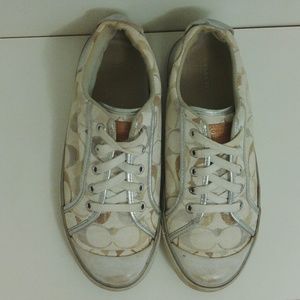 White Coach Barrett Sneakers